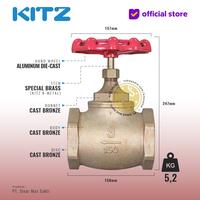 Gambar KITZ Bronze Globe Valve Fig. 150 C , 3" - 80A - 80mm , Drat / Screw dari KITZ valve Kota Administrasi Jakarta Pusat 3 Tokopedia