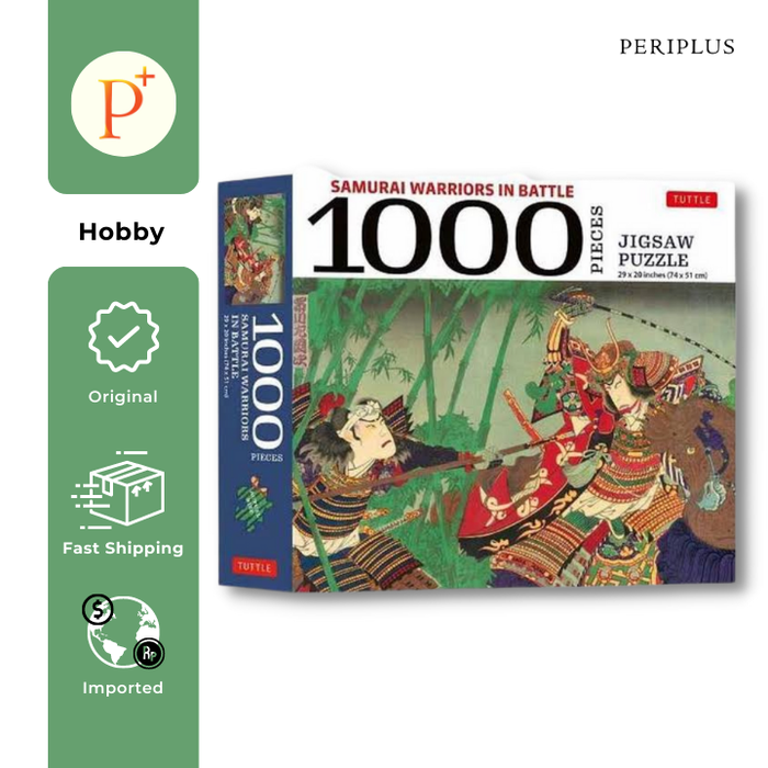 Gambar Jigsaw Puzzle Samurai Warriors in Battle - 9780804856140 dari Periplus Bookshop_NEW Kota Administrasi Jakarta Timur Tokopedia
