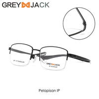 Gambar Grey Jack kacamata anti radiasi blueray frame titanium fashion 5050 dari Grey Jack Eyewear Kota Administrasi Jakarta Barat 3 Tokopedia