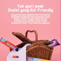 Gambar Sajadah Anak Laki laki,Sajadah anak Custom Nama,Free Pouch dari Customkids Kota Cimahi 3 Tokopedia