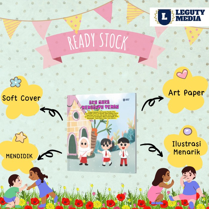 Gambar Aku Suka Membantu Teman dari Leguty Media Official Store Kota Tangerang Selatan Tokopedia