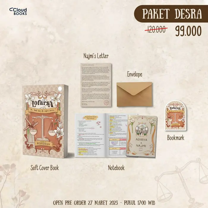 Gambar PRE ORDER - LOFARSA - ROFENAA - CLOUDBOOKS PUBLISHING - BUMIFIKSI - PO SOON dari bumifiksipadang Kota Padang 3 Tokopedia