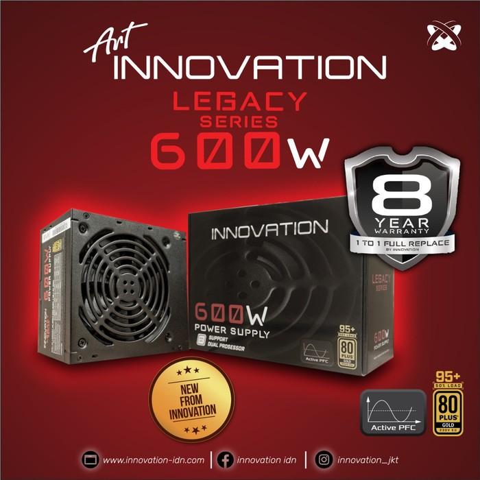Gambar PSU Innovation 600W 80+ GOLD Garansi resmi 8 tahun ganti baru dari Jaya Komputa Kota Administrasi Jakarta Pusat Tokopedia