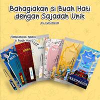 Gambar Sajadah Anak Laki laki,Sajadah anak Custom Nama,Free Pouch dari Customkids Kota Cimahi 1 Tokopedia