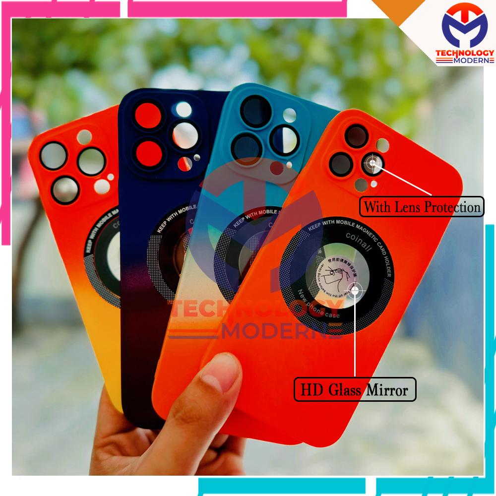 Hard Case Pelindung Handphone Magnetic Iphone 12 Pro with Lens Cover