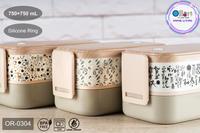 Gambar Kotak Bekal Motif Or-0304 Double Layers 1500ml Leak Proof - Bublle dari Ollahomeliving Kota Bogor 4 Tokopedia