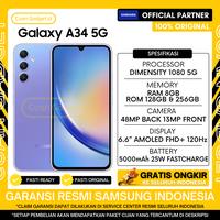 Gambar SAMSUNG GALAXY A34 5G 8/256 A 34 5G 8/128 GARANSI RESMI INDONESIA - SILVER 8/128, TANPA BONUS dari Cuan Gadget.id Kota Bekasi 2 Tokopedia