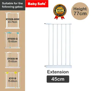 Extension 45cm Baby Safe Safety Gate-Pagar Pengaman Anak Bayi