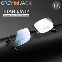 Gambar Grey Jack kacamata anti radiasi blueray frame titanium fashion 5050 dari Grey Jack Eyewear Kota Administrasi Jakarta Barat 1 Tokopedia