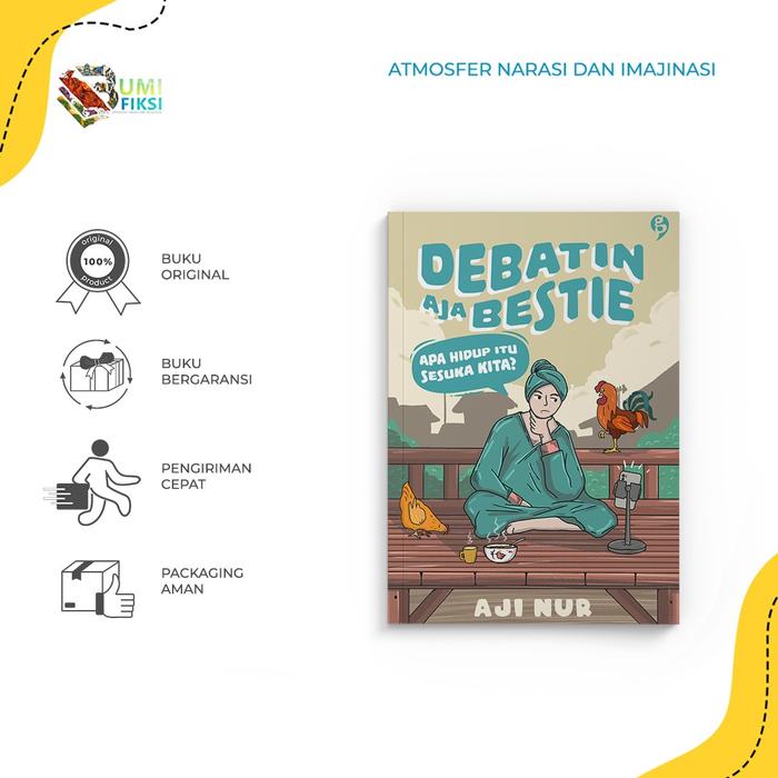 Gambar Buku Novel - Debatin Aja Bestie - Aji Nur - Gagas Media - Bumifiksi dari BumifiksiJogjakarta Kab. Sleman Tokopedia
