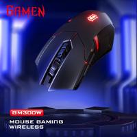 Gambar GAMEN MOUSE GAMING WIRELESS GM300W 2400 DPI BLACK ORIGINAL dari btgcom Kota Denpasar 3 Tokopedia