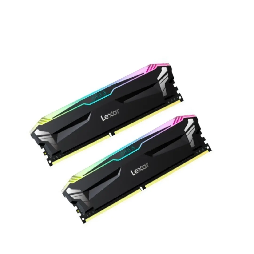 RAM LONGDIMM DDR4 RGB LEXAR ARES 32GB (2X16GB) 3600MHZ