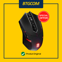 Gambar GAMEN MOUSE GAMING WIRELESS GM300W 2400 DPI BLACK ORIGINAL dari btgcom Kota Denpasar 1 Tokopedia