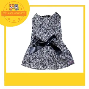 BAJU ANJING KUCING DRESS HAVANA 020 RAINBOW BLACK SIZE M
