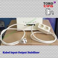 Gambar Kabel Input Output stabilizer isi 3 kabel 2x2 meter dari TokoUPS Kota Administrasi Jakarta Pusat 1 Tokopedia