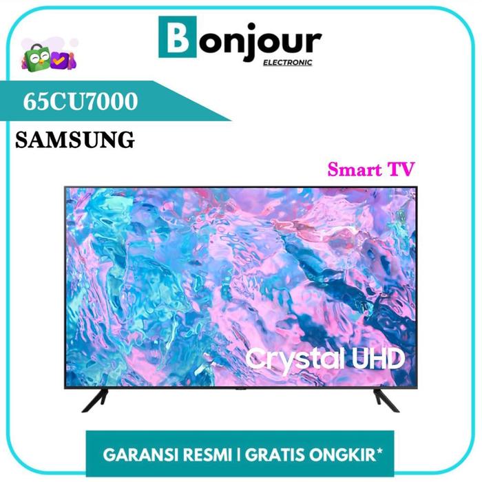 Gambar TV Samsung 65CU7000 UHD Smart TV 43 Inch Samsung UA65CU7000KXXD dari Bonjour Electronic Official Kota Depok Tokopedia