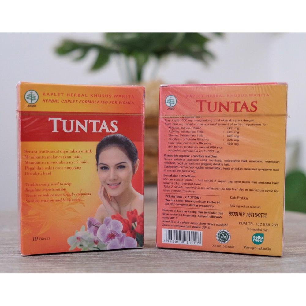 Jamu Datang Bulan Tuntas PT Deltomed Laboratories Isi 10 Kaplet