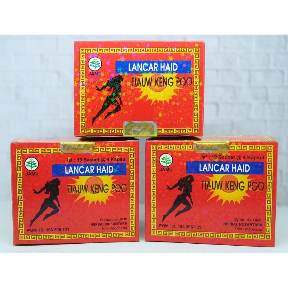Jamu Datang Bulan Tiauw Keng Poo isi 10 Sachet