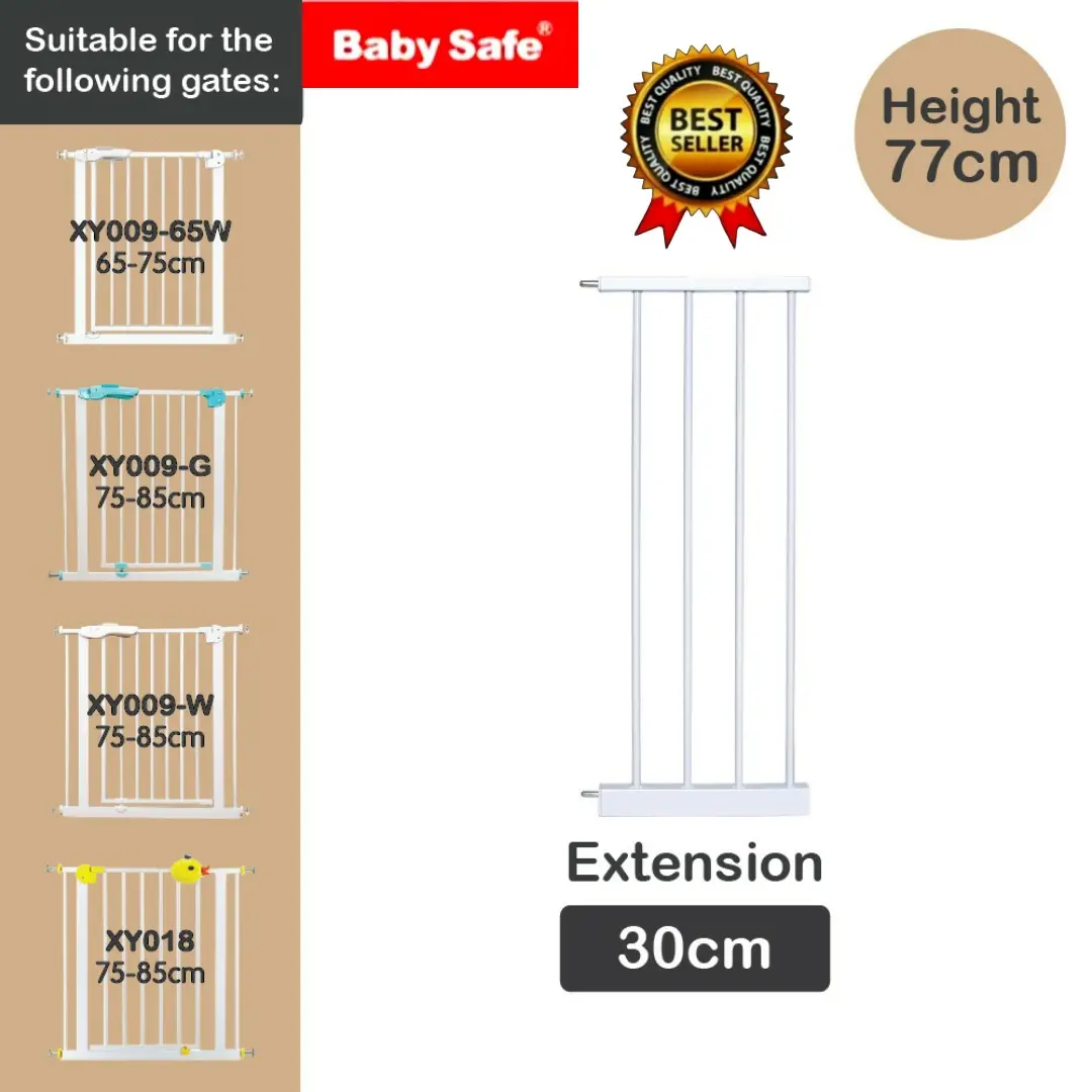 Extension 30cm Baby Safe Safety Gate-Pagar Pengaman Anak Bayi
