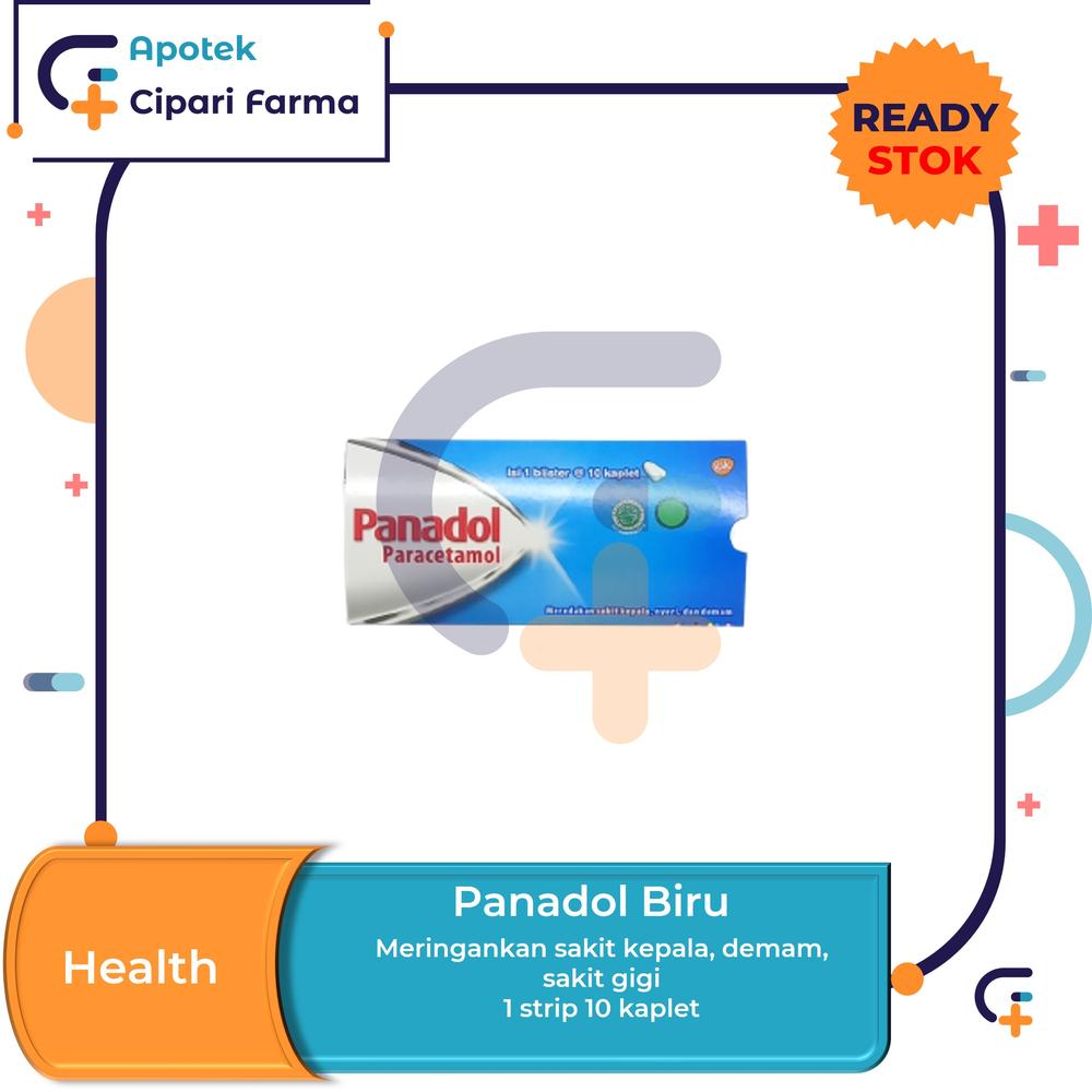 Panadol Biru Obat Untuk Sakit Kepala | Nyeri | Sakit Gigi | Demam