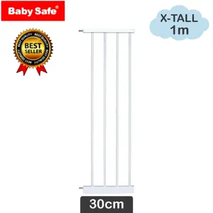 Baby Safe Extra Tall & Wide Extension 30cm Safety Gate Pengaman Bayi
