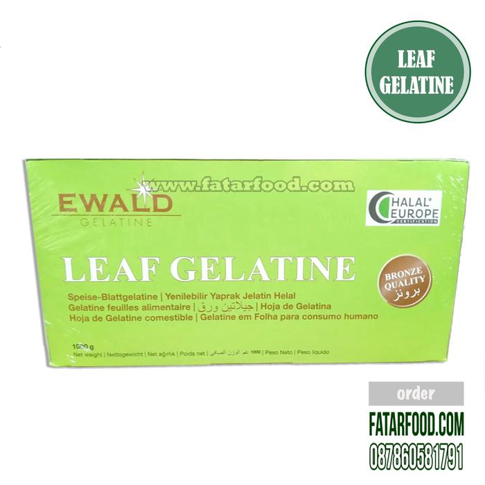 Gambar Halal Gelatin Leaf 1 kg ewald dari fatarfood online shop Kota Denpasar Tokopedia