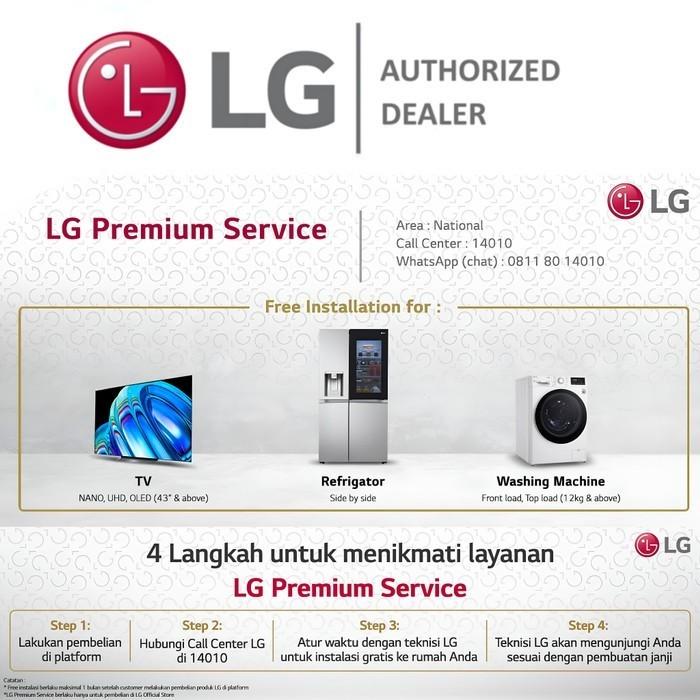 LG FV1285S3VS Mesin Cuci Front Load 8.5 Kg, AI DD Inverter Steam Wifi 5