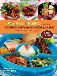 Buku Dewi Untari - 30 Menu Lunchbox Katering Bujet 12 Ribu