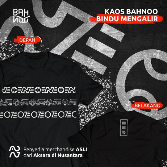 Gambar Kaos Bahnoo x Aksara di Nusantara : Bindu Mengalir dari Bahnoo Kab. Gresik Tokopedia