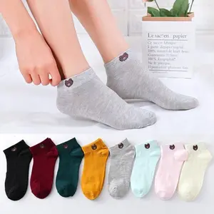 Kaos Kaki Beruang Bear Ankle Sock Motif Karakter Semata Pendek