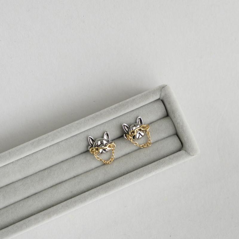 FRENCHIE STUD EARRINGS / ANTING 1