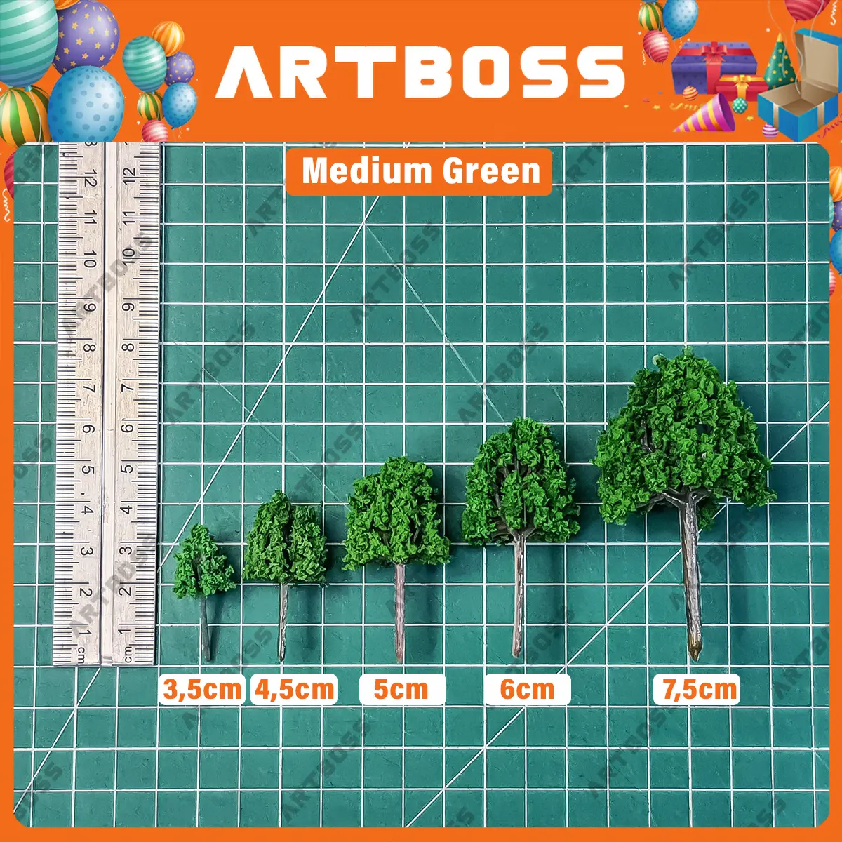 Pohon Aspen Maket Miniatur Diorama Aspen Tree Terrarium - S0001