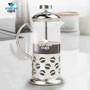 Gelas Pot Saringan Pemisah Ampas French Press Plunger Tea Coffee Maker