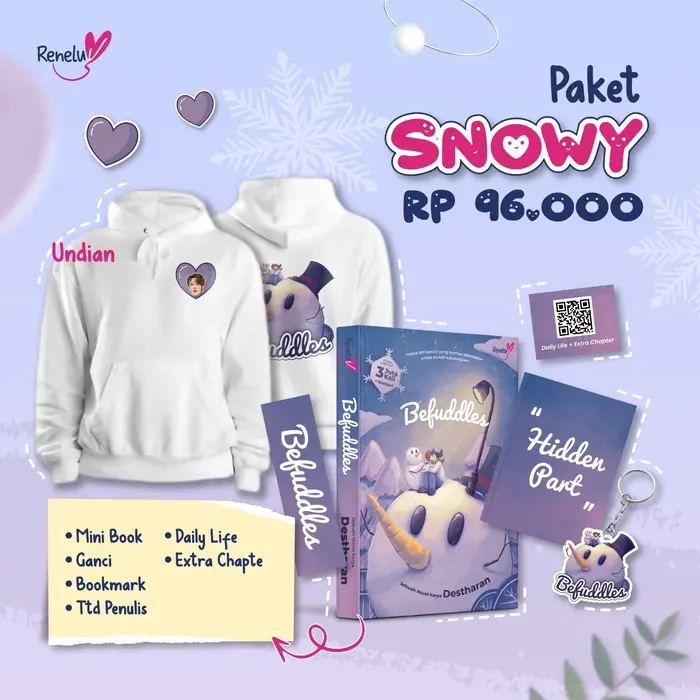 Gambar PRE ORDER - BEFUDDLES - DESTHARAN - RENELUV - BUMIFIKSI dari bumifiksipadang Kota Padang 3 Tokopedia