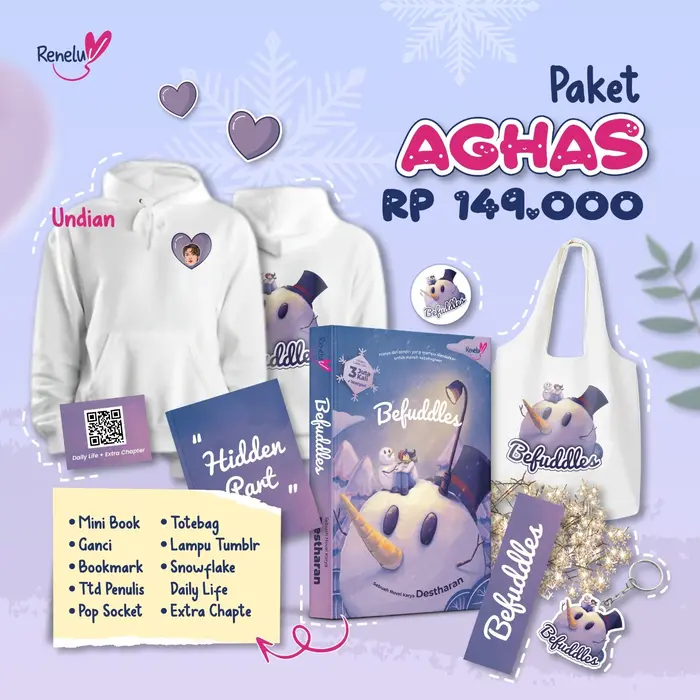 Gambar PRE ORDER - BEFUDDLES - DESTHARAN - RENELUV - BUMIFIKSI dari bumifiksipadang Kota Padang 4 Tokopedia