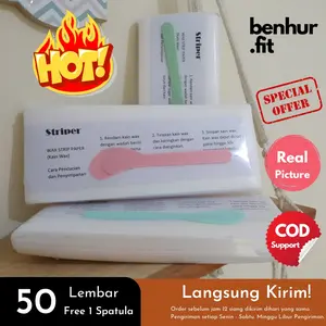 [Per Pack] Kain Wax / Kertas Wax / Wax Strip / Pencabut Bulu