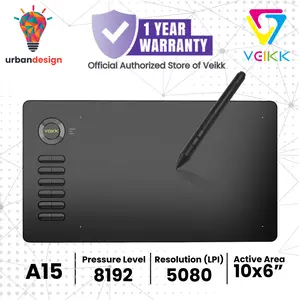 Veikk A15 Digital Graphic Drawing Pen Tablet