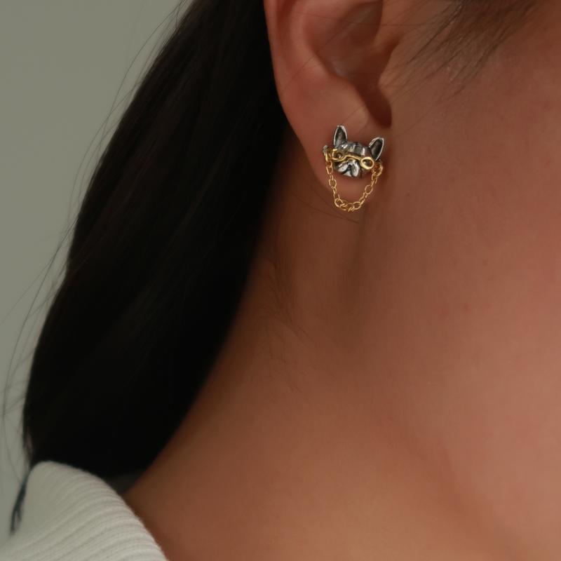 FRENCHIE STUD EARRINGS / ANTING 3