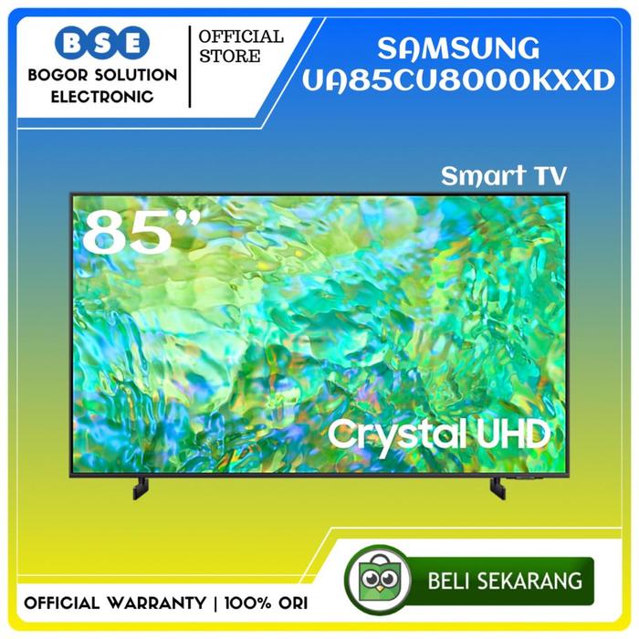 Gambar LED TV Samsung 85CU8000 Crystal UHD Smart 85 Inch Pengganti 85BU8000 dari Bogor Solution Electronic Kota Bogor Tokopedia