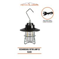 Gambar Lampu Camping Dhaulagiri Rechargeable Retro Lamp 53 - Black dari Kayak Outdoor Kota Bogor 1 Tokopedia