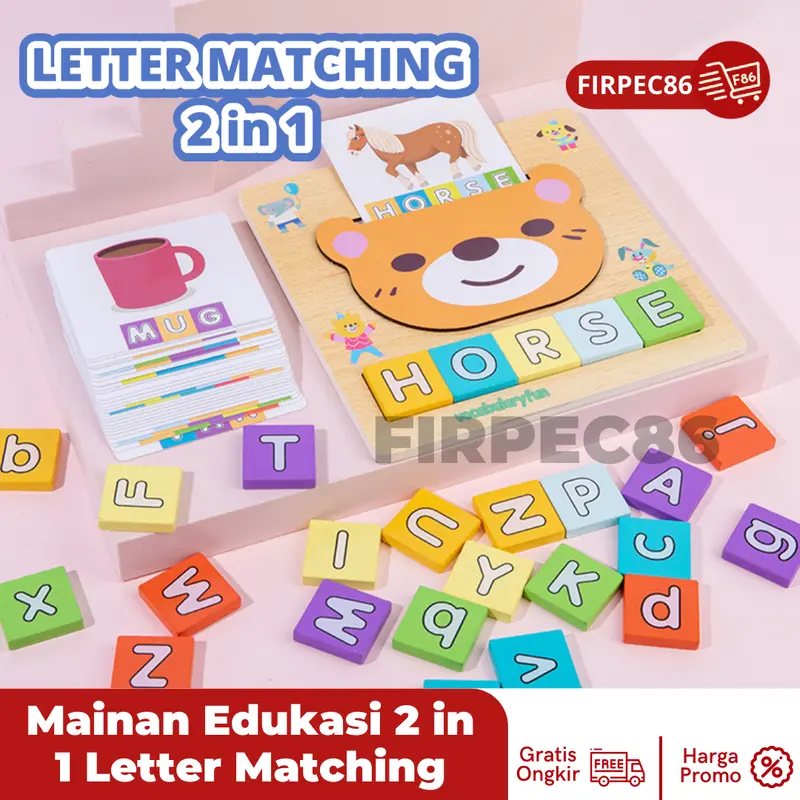 F86 Fun Game Spelling Alphabet English Flashcard Mengeja Edukasi 2