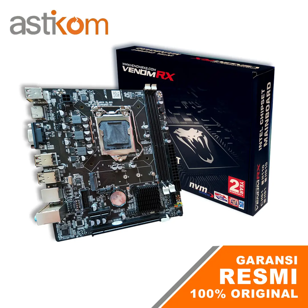 Motherboard VenomRX H61 | Mainboard Venom RX H61 murah By Astikom