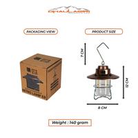 Gambar Lampu Camping Dhaulagiri Rechargeable Retro Lamp 53 - Black dari Kayak Outdoor Kota Bogor 4 Tokopedia