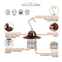 Gambar Lampu Camping Dhaulagiri Rechargeable Retro Lamp 53 - Black dari Kayak Outdoor Kota Bogor 2 Tokopedia