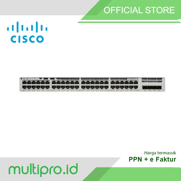 Promo Cisco C9200L-48P-4G-E Catalyst 9200 Series Switch + SmartNet ...
