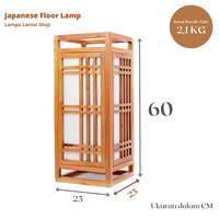 Gambar Lampu Hias Lantai Shoji 60 Unik Klasik Stand Lamp Lampu - Natural dari Tatami Indonesia Kab. Sidoarjo 1 Tokopedia