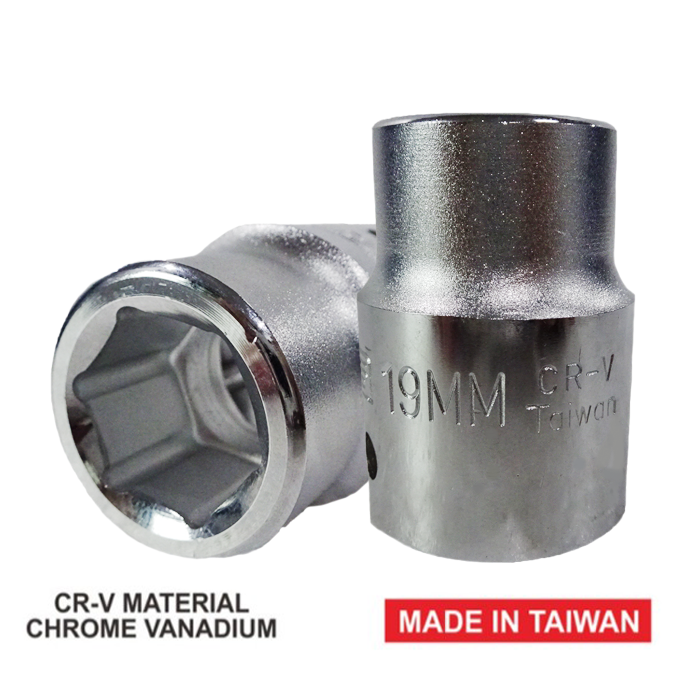 Gambar TORA Mata Sok 19 MM 3/4 DR 6 PT - Socket Hand - TAIWAN dari Tora Official Shop Kab. Bandung Tokopedia