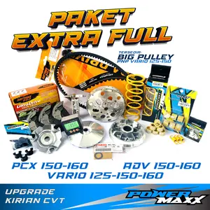PAKET EXTRA FULL UPGRADE CVT vario pcx adv - 125 150 160 old led new
