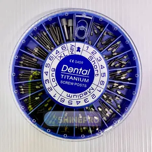 Dental Titanium Screw Post Pin Pasak Gigi Endodontic (ISI 120 PASAK)
