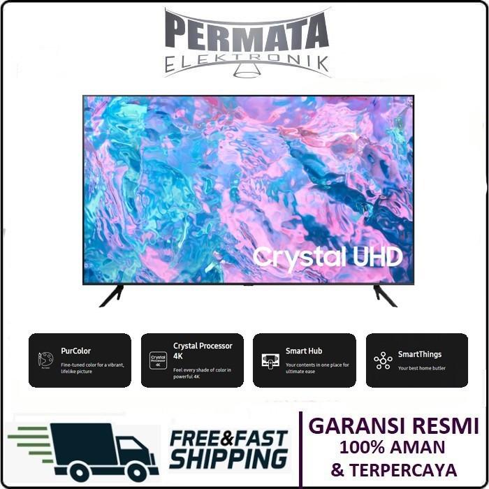 Gambar SAMSUNG 65CU7000 CRYSTAL 4K UHD SMART TV 65 Inch UA65CU7000KXXD dari Permata Electronik_NEW Kota Administrasi Jakarta Pusat Tokopedia